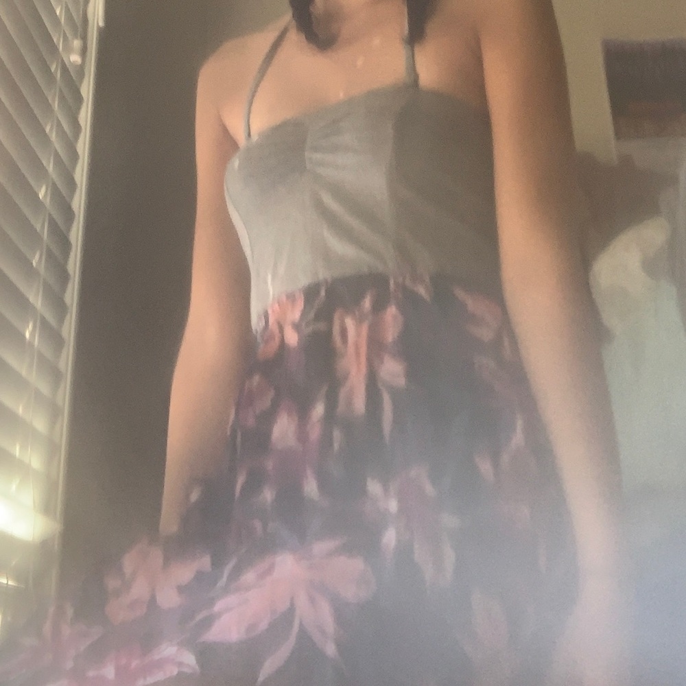 Roxy (S) Mini Floral Print Dress - Picture 3 of 6
